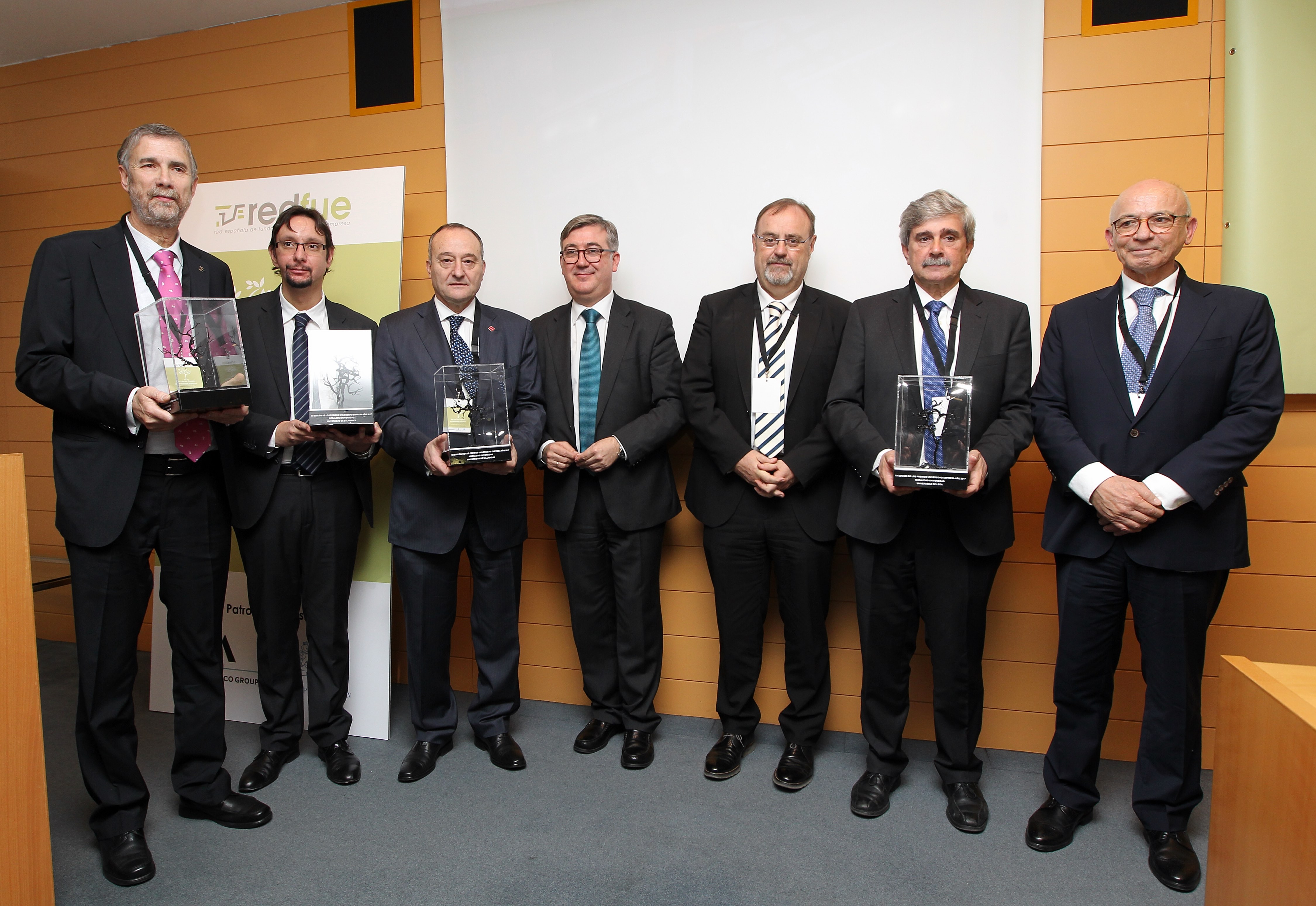 Las universidades de Salamanca, Burgos, León y Valladolid y la empresa Viscofan se alzan con el premio Universidad Empresa impulsado por REDFUE