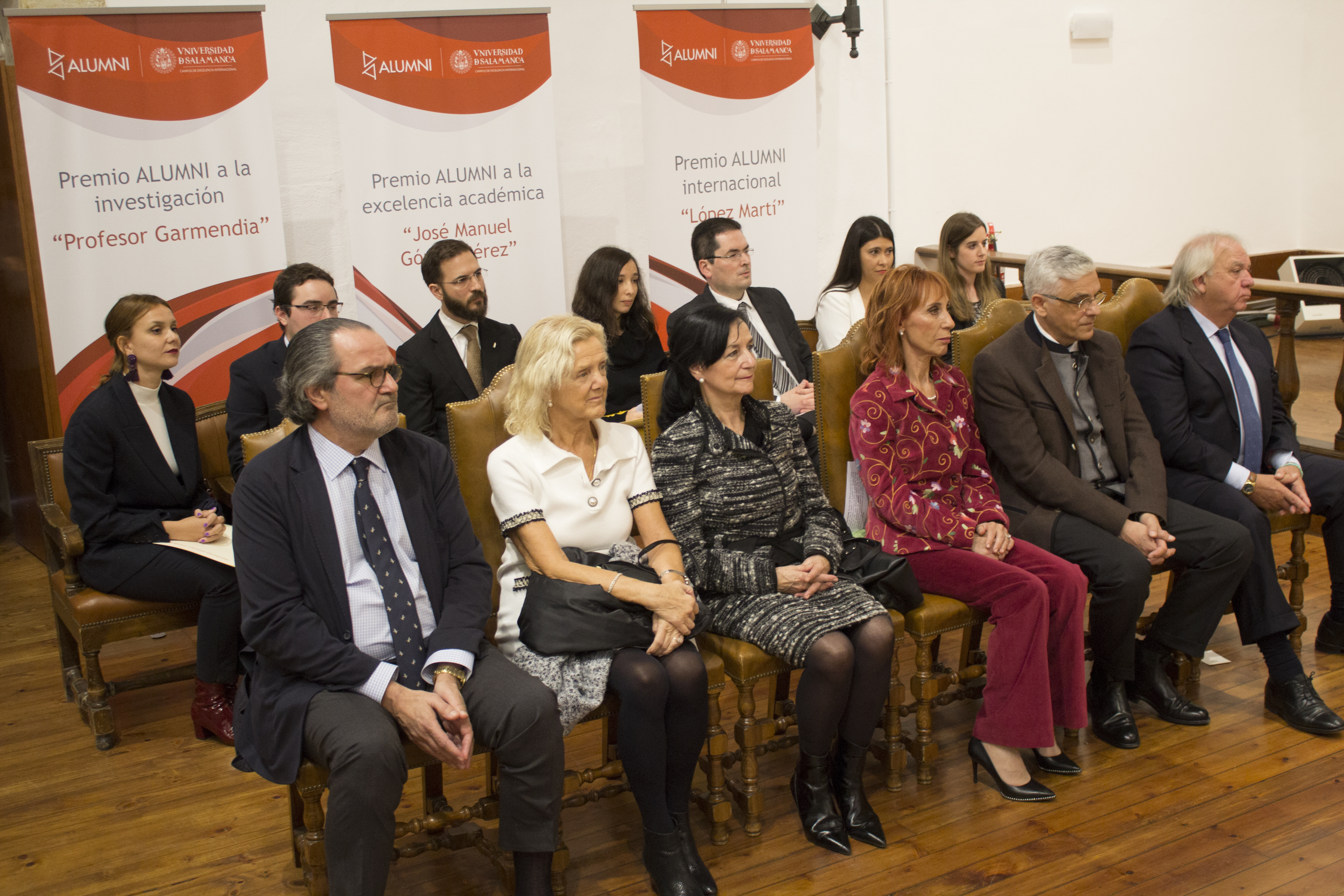 Alumni-Universidad de Salamanca entrega los premios ‘Profesor Garmendia’, ‘José Manuel Gómez Pérez’ y ‘López Martí’