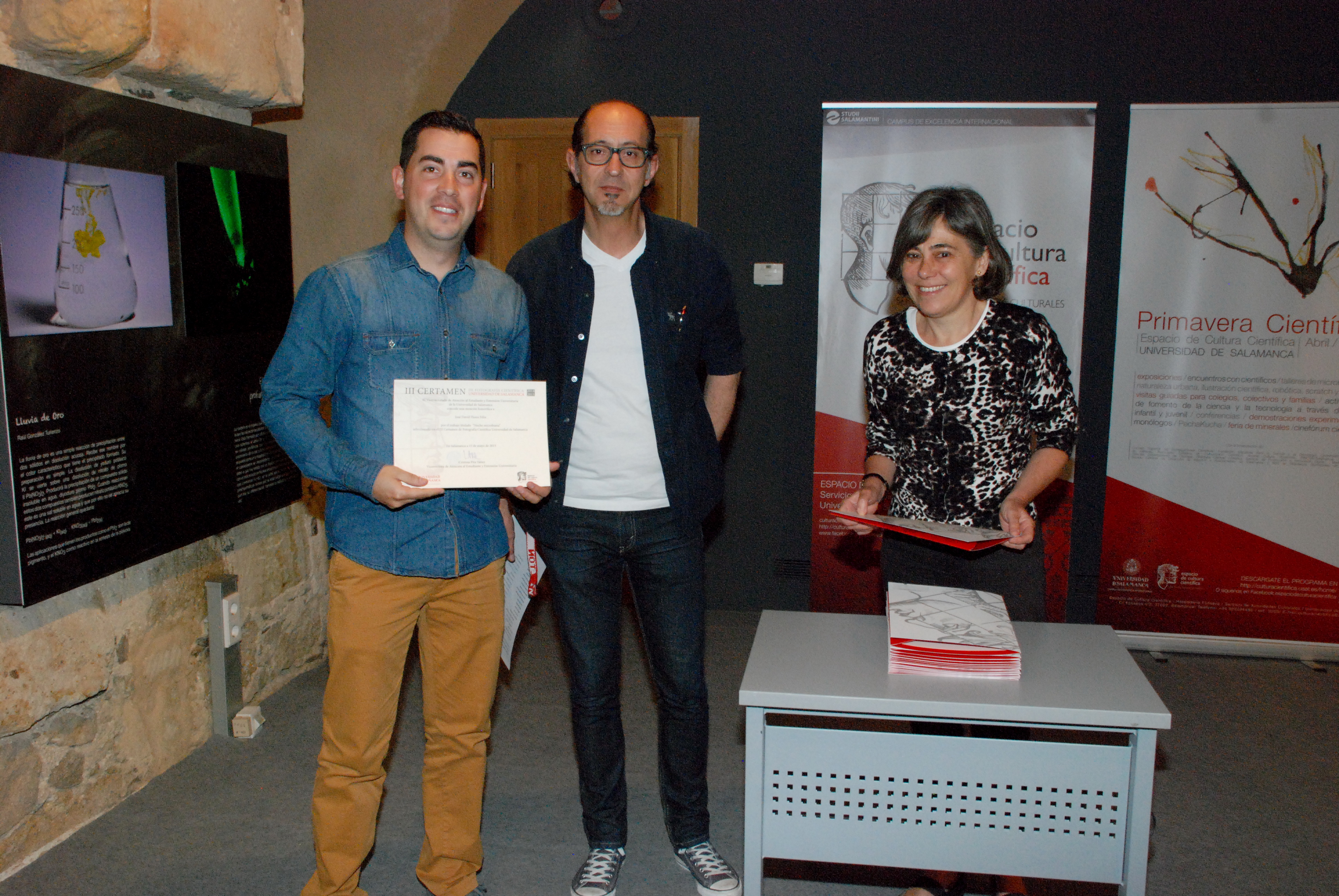 Alexandra Díez, Mª Inmaculada Sánchez y José David Flores, galardonados con los primeros premios en el III Certamen de Fotografía Científica