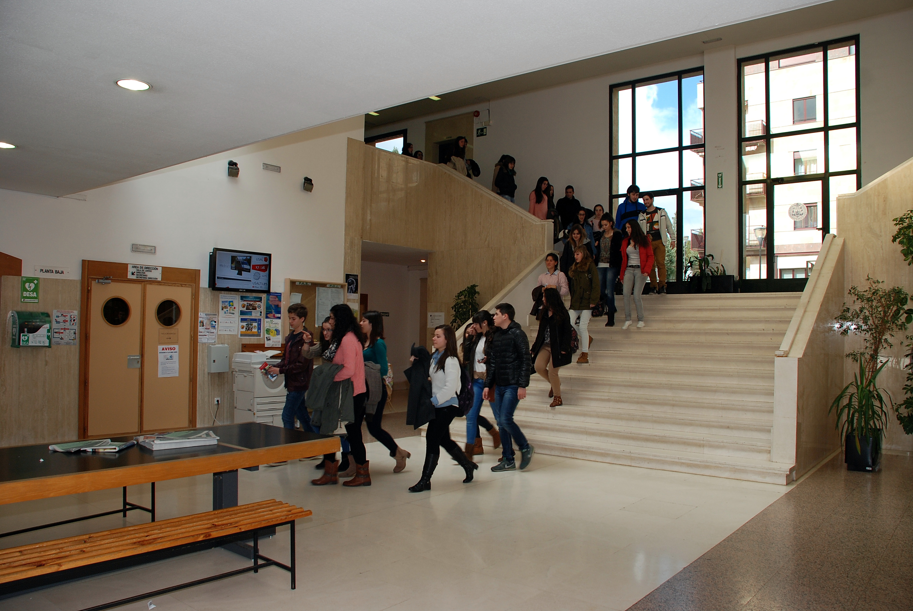Cerca de 3.500 alumnos visitan los centros de la Universidad de Salamanca en sus Jornadas de Puertas Abiertas