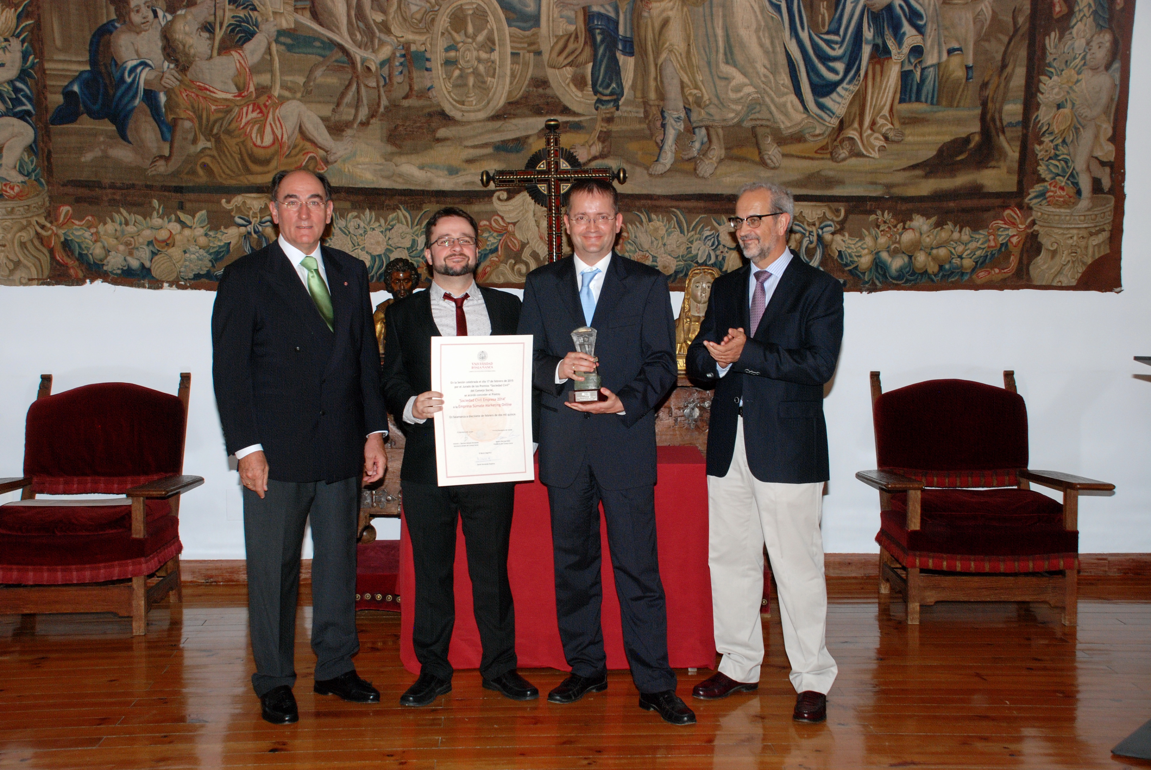 El Consejo Social de la Universidad de Salamanca entrega los Premios ‘Sociedad Civil’