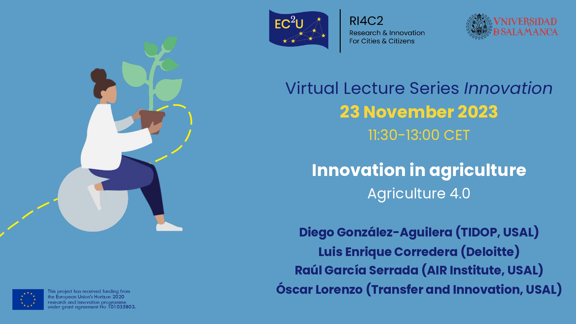 Un panel de expertos examina el impacto de la tecnología y la innovación en el sector agrícola en una sesión en línea