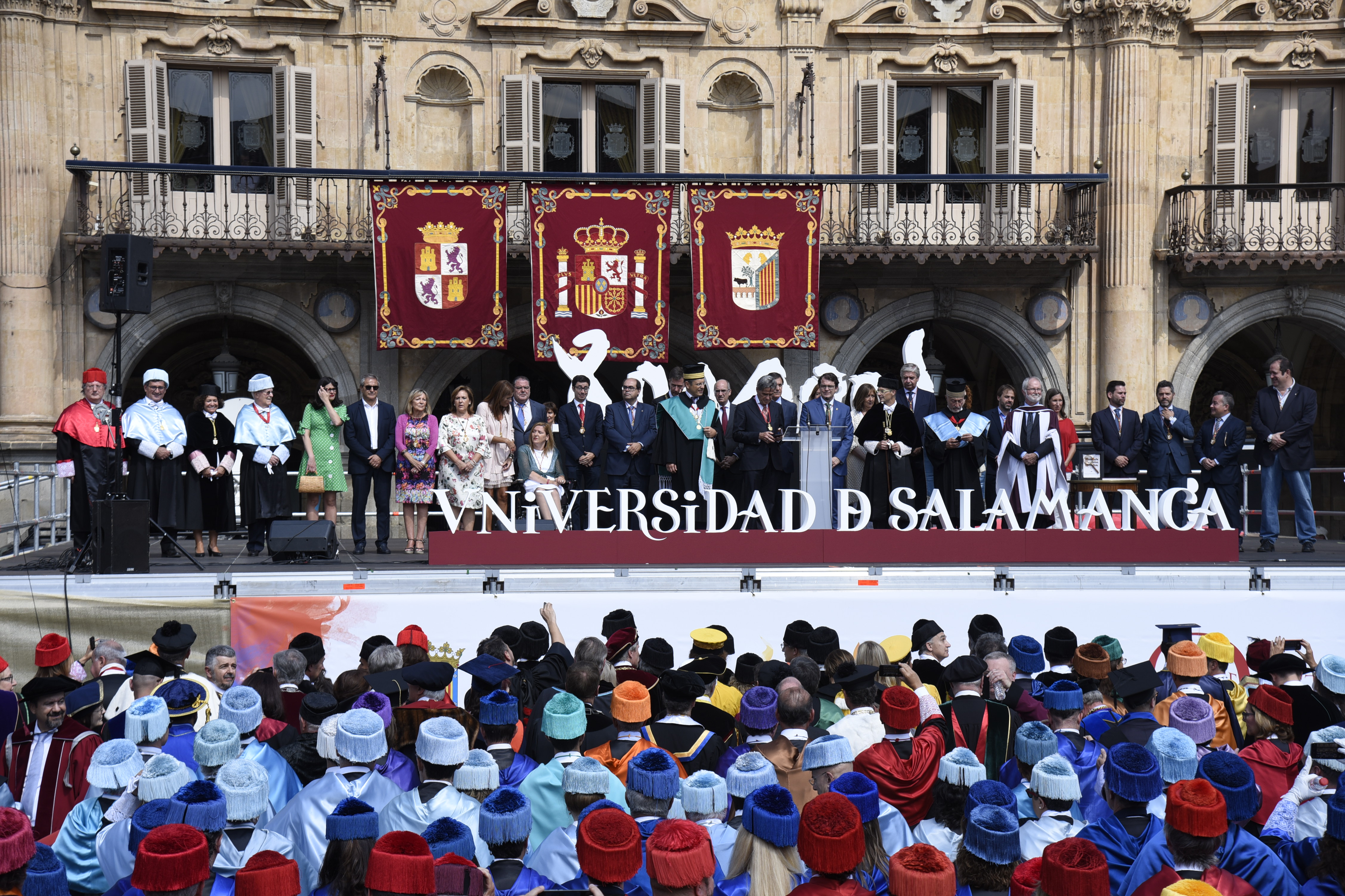 Una espectacular comitiva académica pone el broche a la XXX Asamblea de la Magna Charta Universitatum en el VIII Centenario de la Universidad de Salamanca