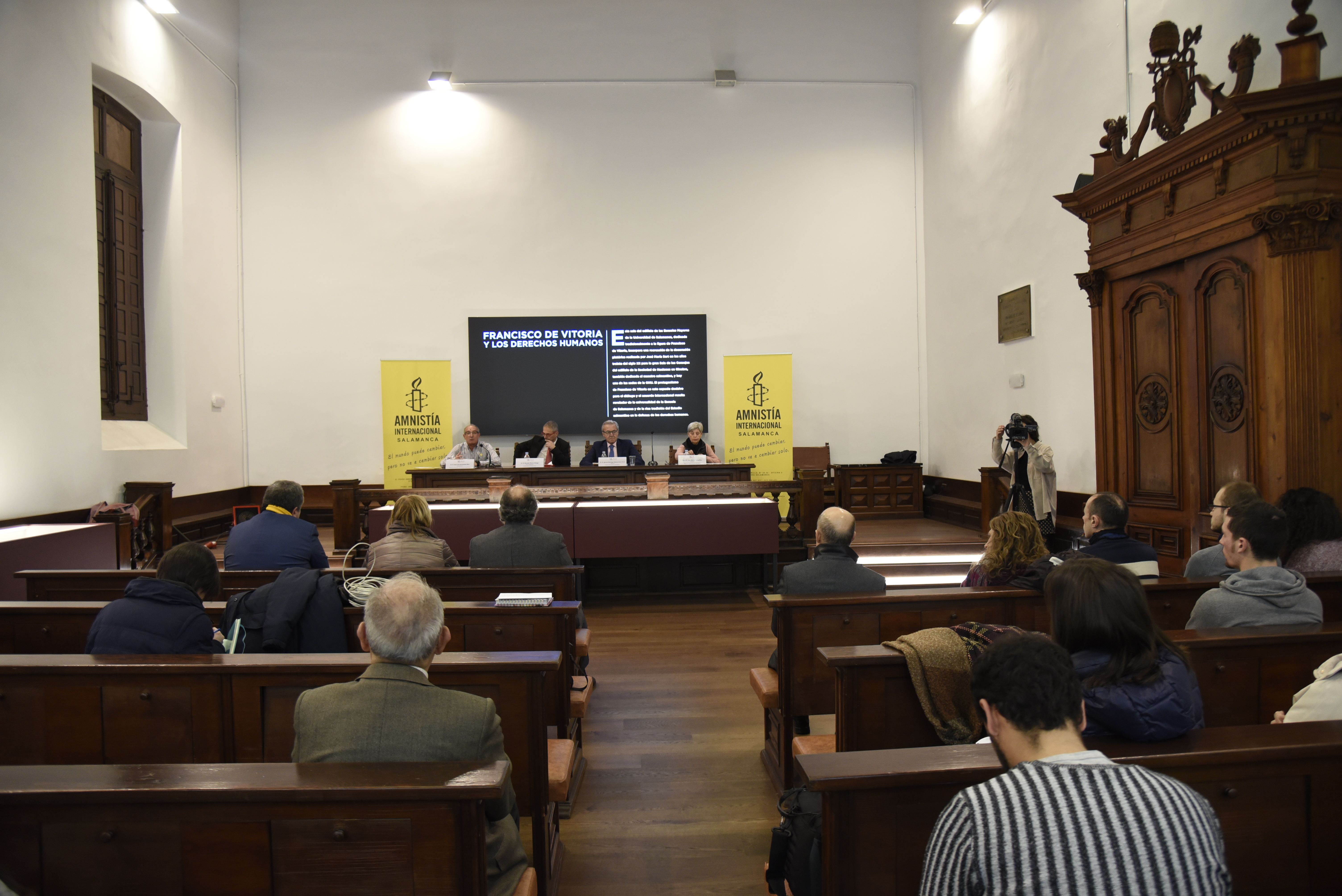 La Universidad de Salamanca acoge el acto conmemorativo por el 40º aniversario de Amnistía Internacional en España