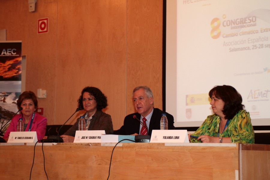 La vicerrectora de Investigación inaugura el 8º Congreso Internacional de la Asociación Española de Climatología
