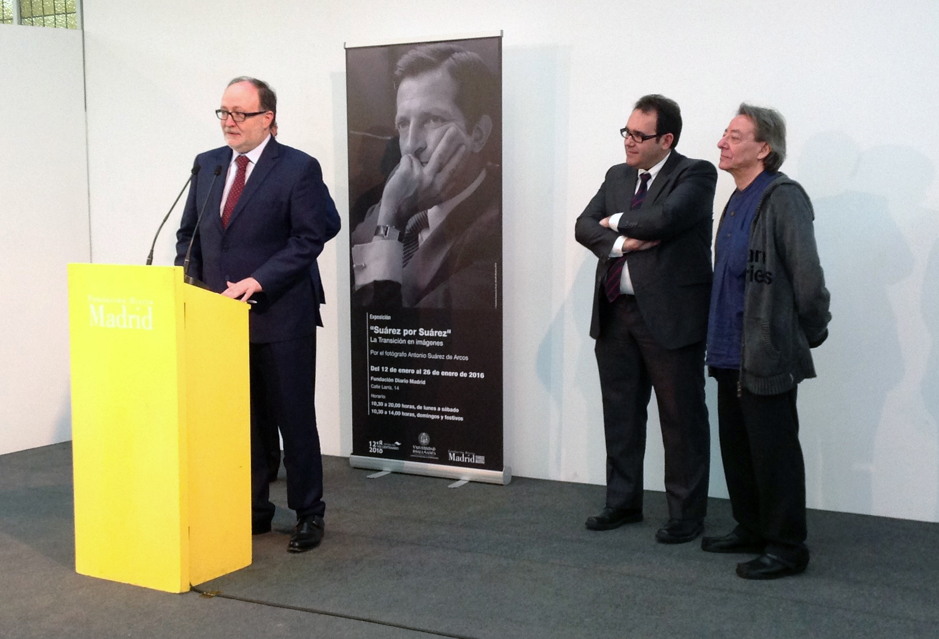 La Universidad de Salamanca presenta en la Fundación Diario Madrid la exposición fotográfica ‘Suárez por Suárez’