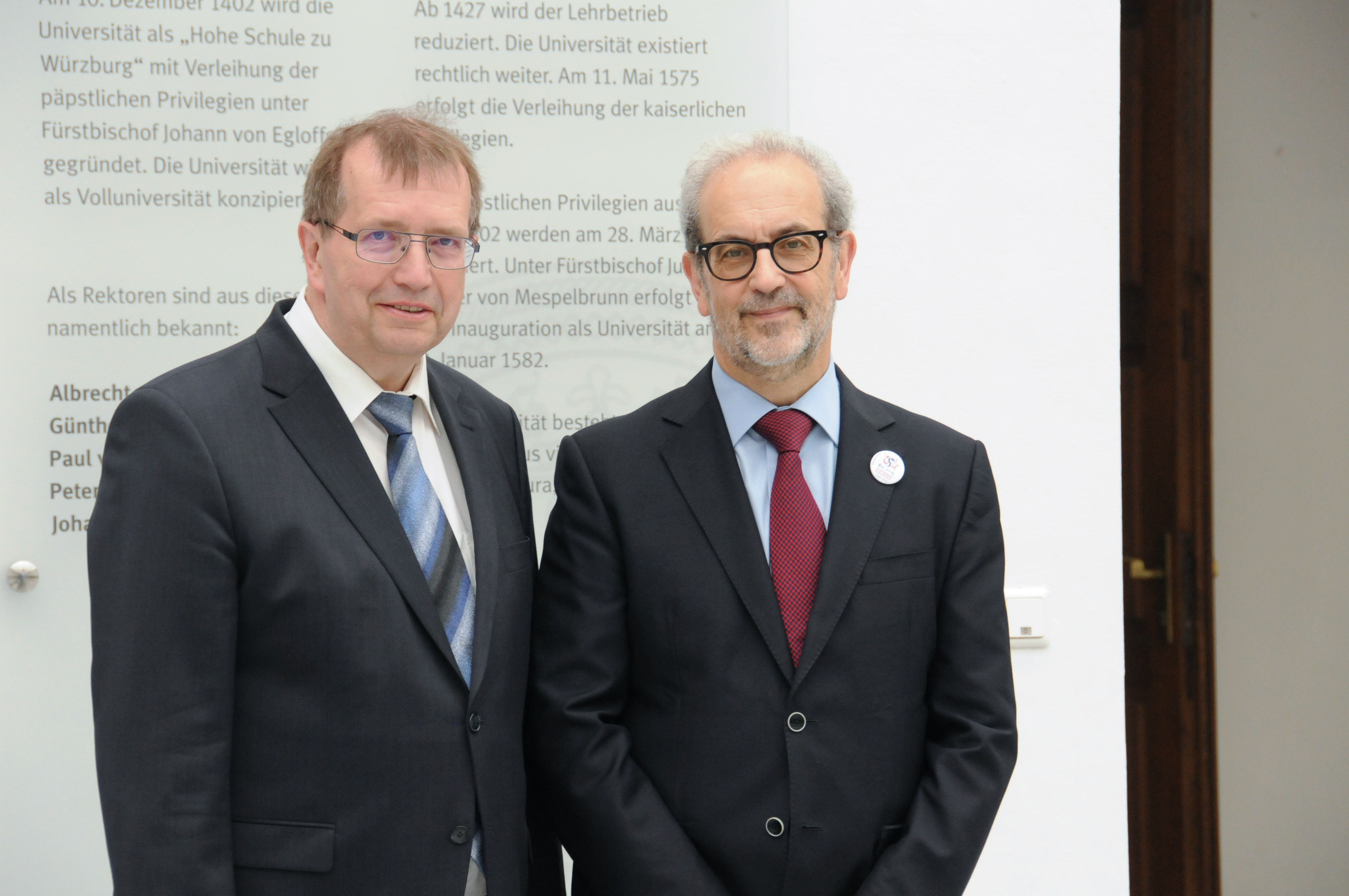 El rector de la Universidad de Salamanca realiza un viaje institucional a la ciudad de Würzburg