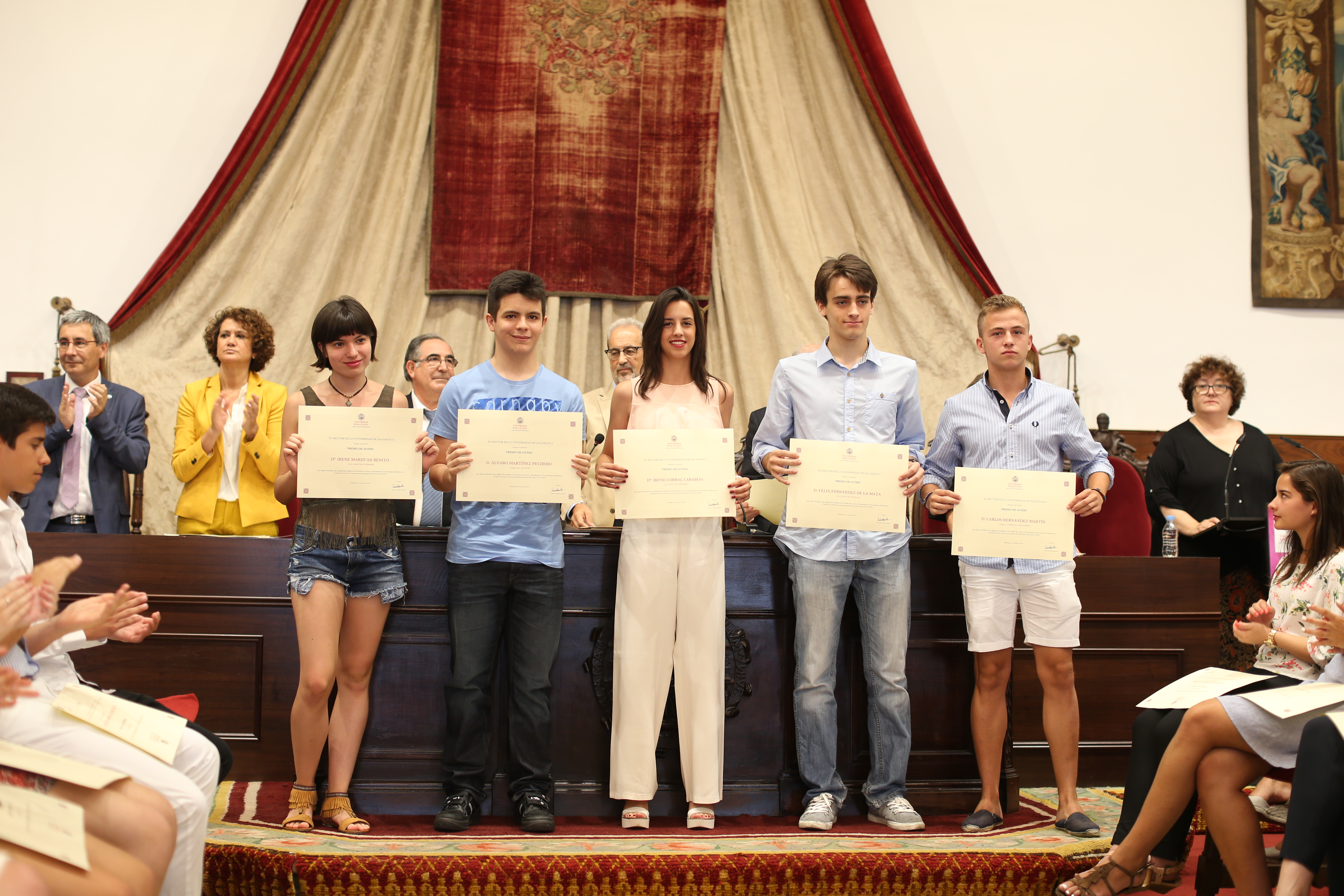 Un total de 156 jóvenes reciben los Premios Acceso 2016 a los mejores estudiantes de Selectividad en la convocatoria de junio