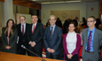 El rector de la Universidad de Salamanca y el embajador de Perú clausuran los másteres y doctorados en Ciencia y Estado de Derecho