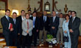El Comité Ejecutivo de la Cámara de Comercio de Salamanca en su visita a la Universidad
