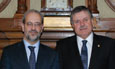 Visita del embajador de Uruguay, Carlos Pita Alvariza