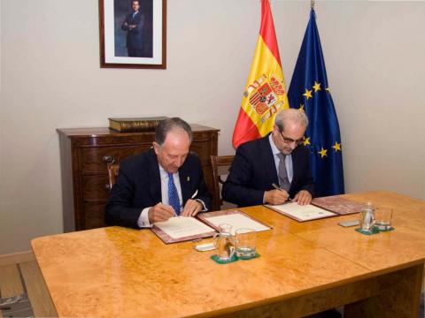 La Universidad de Salamanca y el Centro Nacional de Inteligencia suscriben un convenio de colaboración 