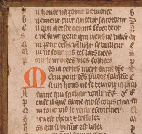 Investigadores de la Universidad de Salamanca descubren un manuscrito francés del ‘Roman de la Rose’ del siglo XIV en la Biblioteca General Histórica