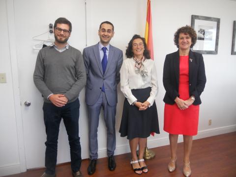 La Universidad de Salamanca aborda su expansión en Estados Unidos en el ámbito de la enseñanza del español
