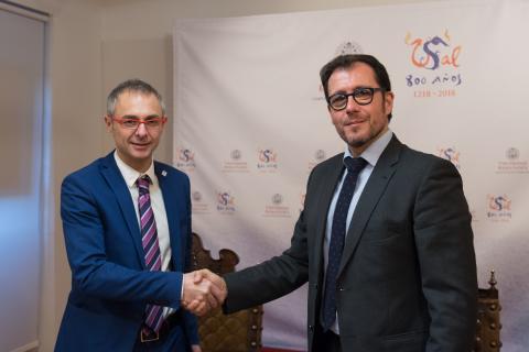 La Universidad de Salamanca y la ONCE colaborarán para facilitar la accesibilidad a alumnos extranjeros