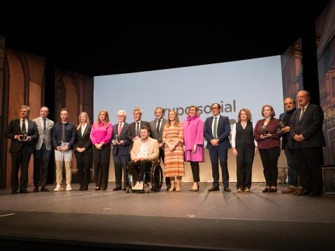 Premios Solidarios del Grupo Social ONCE, uno de los cuales ha recaído en el Servicio de Asuntos Sociales de la Universidad de Salamanca.