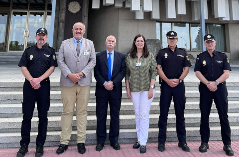 Los vicerrectores de Calidad y Postgrado asisten a la reunión de la Comisión Mixta Universidad de Salamanca y Escuela Nacional de Policía