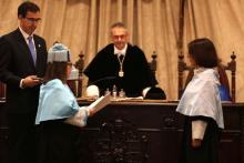 El rector Ricardo Rivero preside la ceremonia de la Festividad de Santo Tomás de Aquino